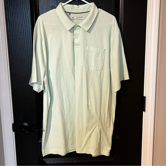 Under Armour Green‎ Polo Shirt Relaxed Fit - Picture 1 of 5